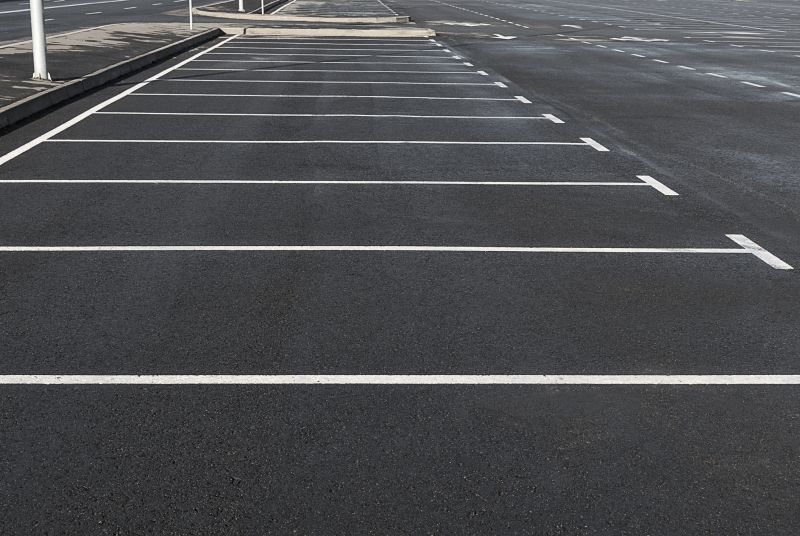 Resurfaced Parking Lot